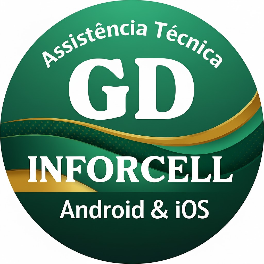 Logo GD Inforcell Assistência Técnica iOS Android Paciência RJ